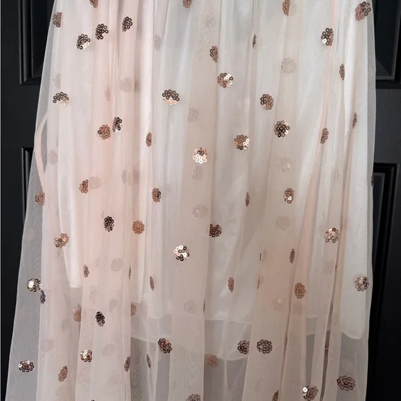 FP Movement by Free People Embellished Maxi Skirt in blush pink - Picture 8 of 9